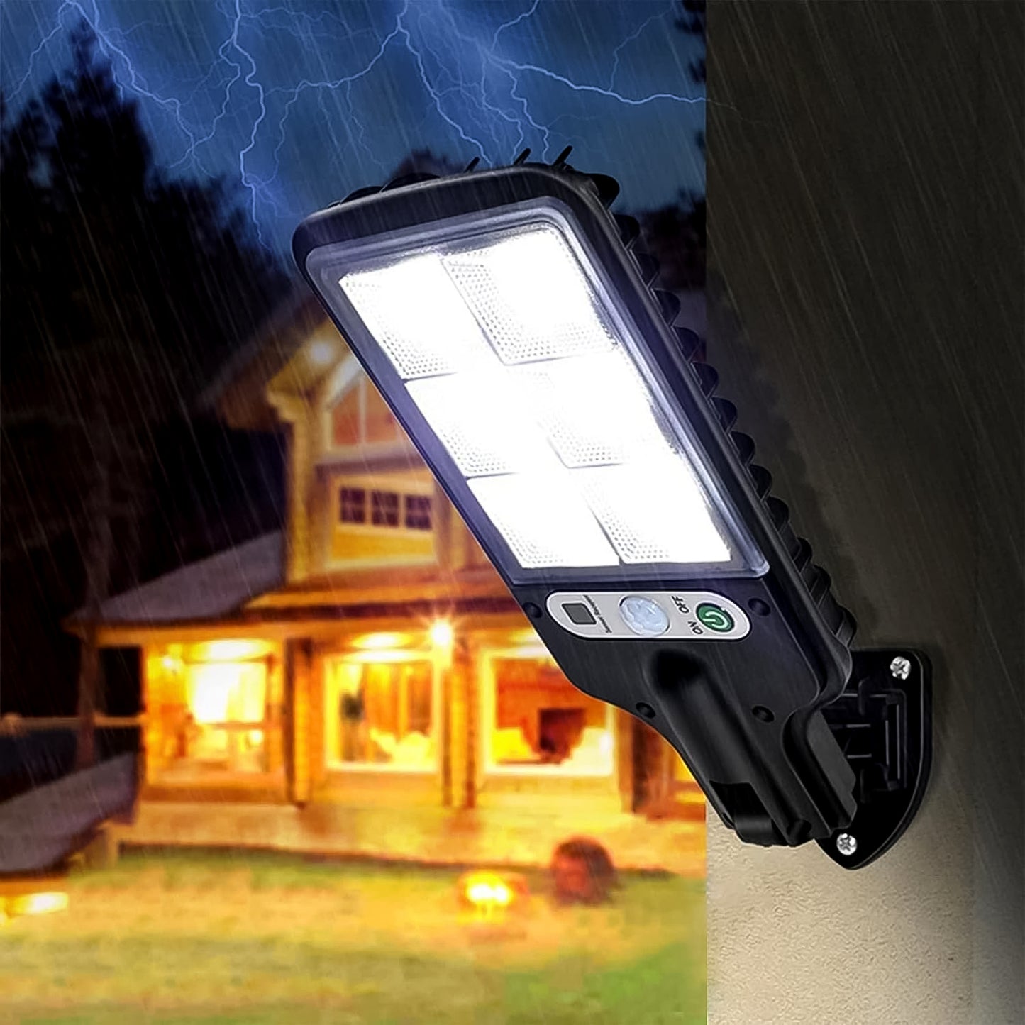 High-Power Solar Led Street Light With Motion Sensor Remote Control