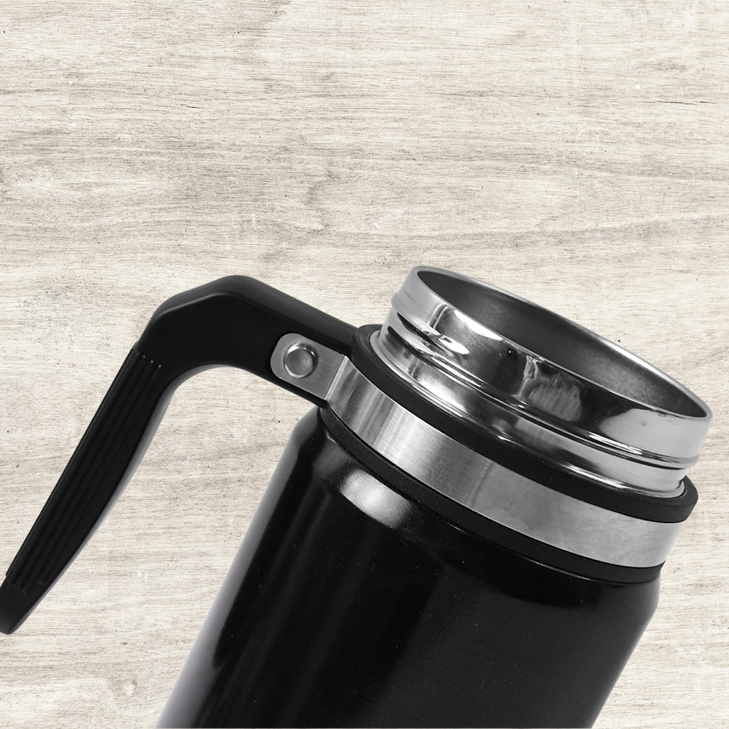 Stainless Steel Vacuum Cofee Cup With Non Slip Scalding (600Ml Approx)