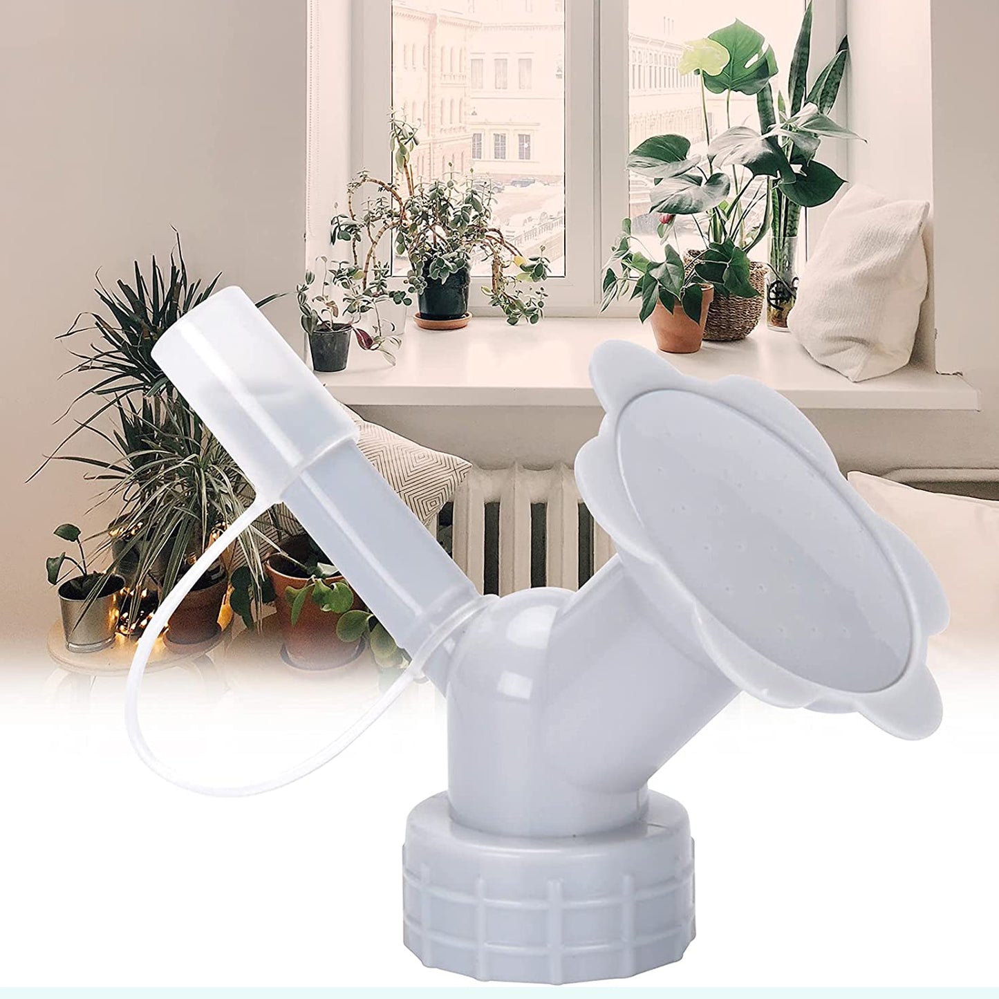 2 In 1 Bottle Cap Sprinkler Dual Head Bottle Watering Spout Double Ended Bottle Watering Nozzle Watering Can Nozzle For Indoor Seedlings Plant Garden Tool