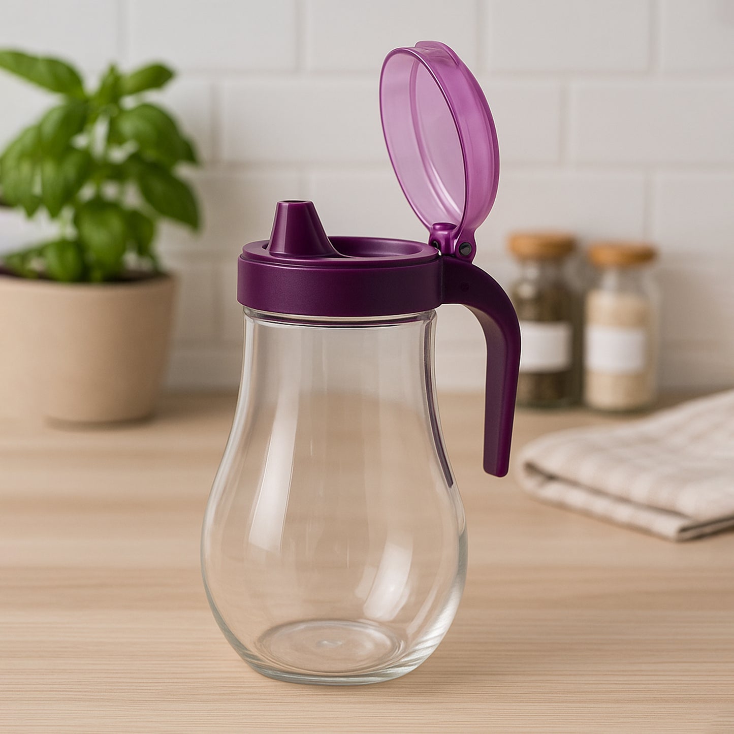 Apexjessy Oil And Juice Pourer Dispenser Bottle Approx 1000Ml (1 Pc)