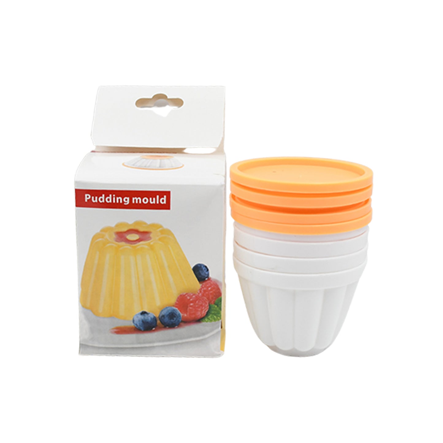 Pudding Molds Custard Mould Mould For Jelly Ice Creams Set Of 4 Cups With Lid