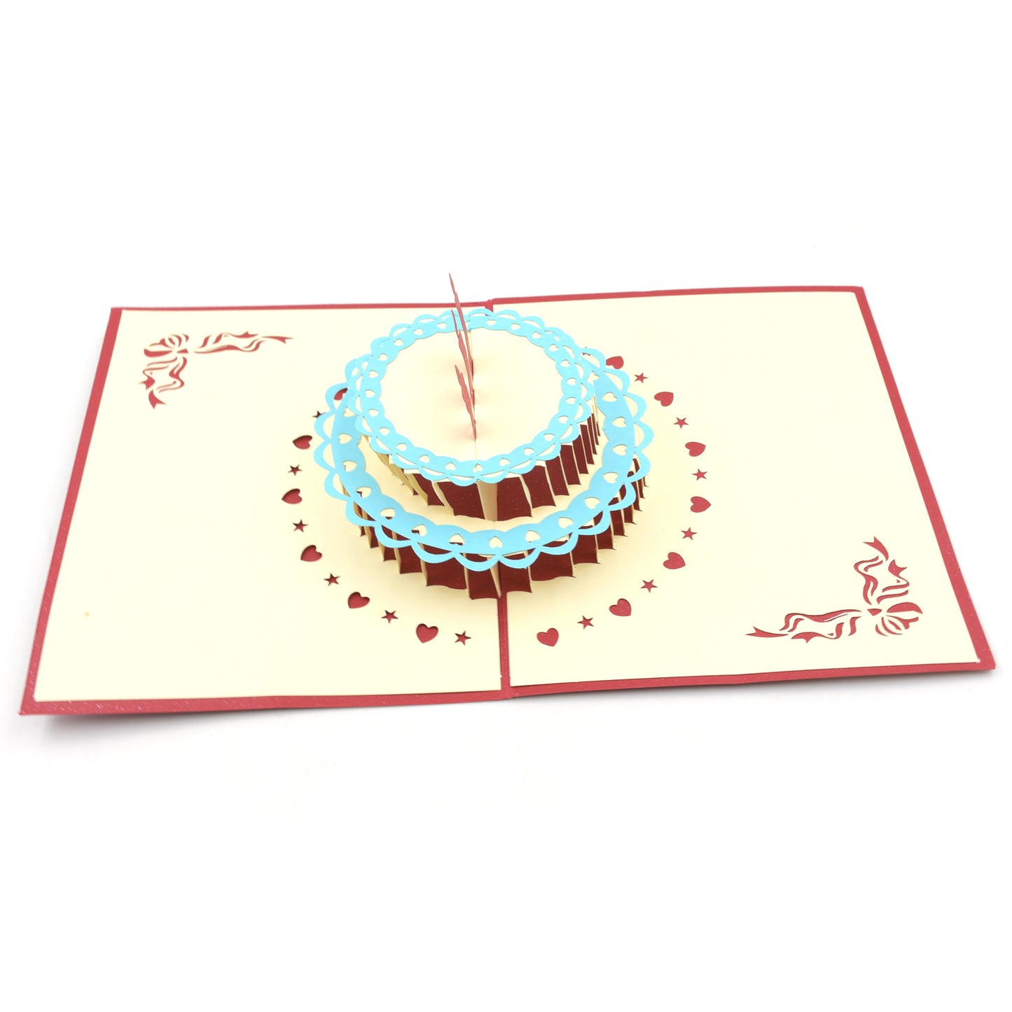 3D Paper Wish Card High Quality Paper Card All Design Card Good Wishing Card (All 3D Card Birthday Greeting Cards Wedding Day Gift Card Merry Christmas Card (1 Pc)