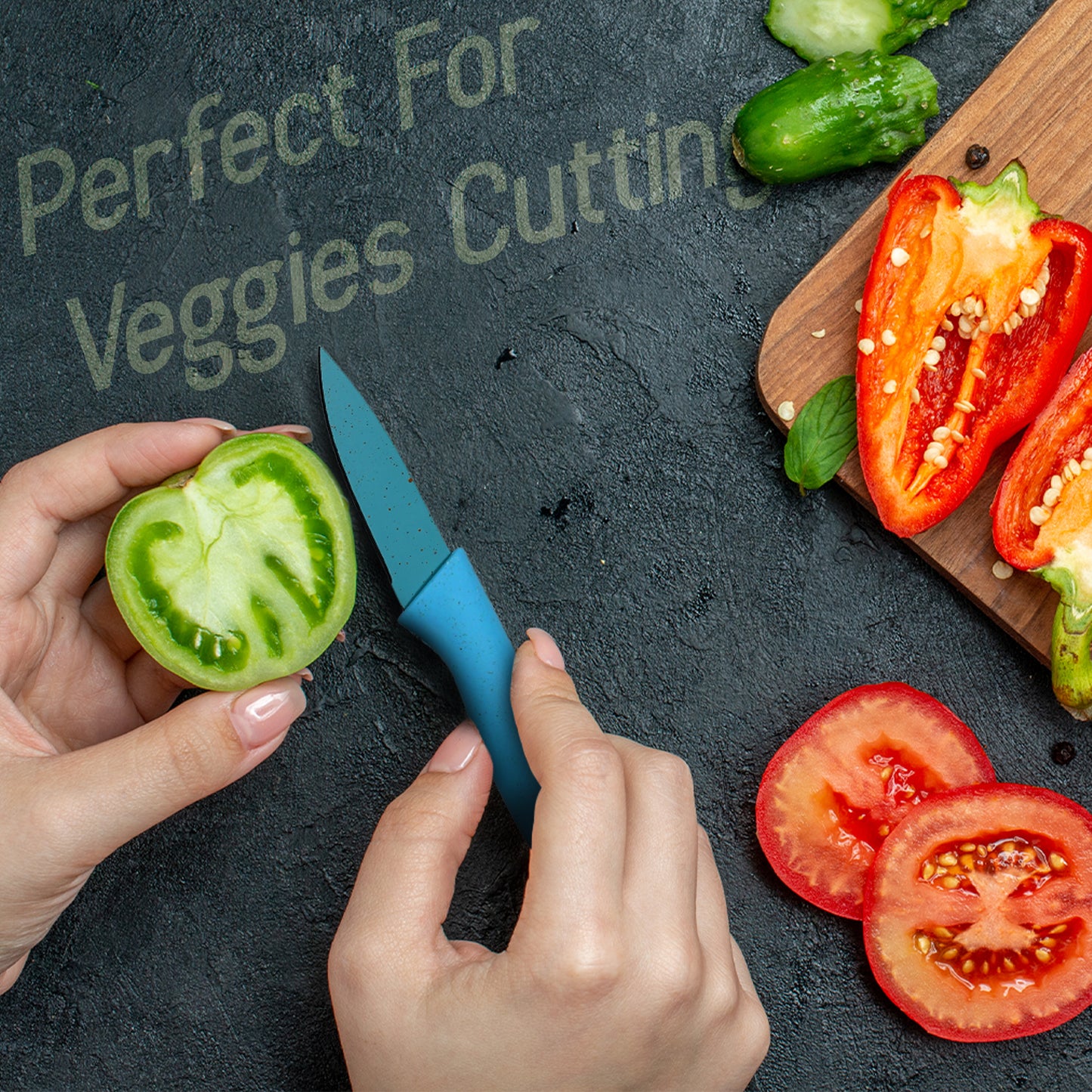 Corrugated 6Pc Kitchen Knife Set Professional Box Knife Set 6 Piece Forged Kitchen Knives With Box.