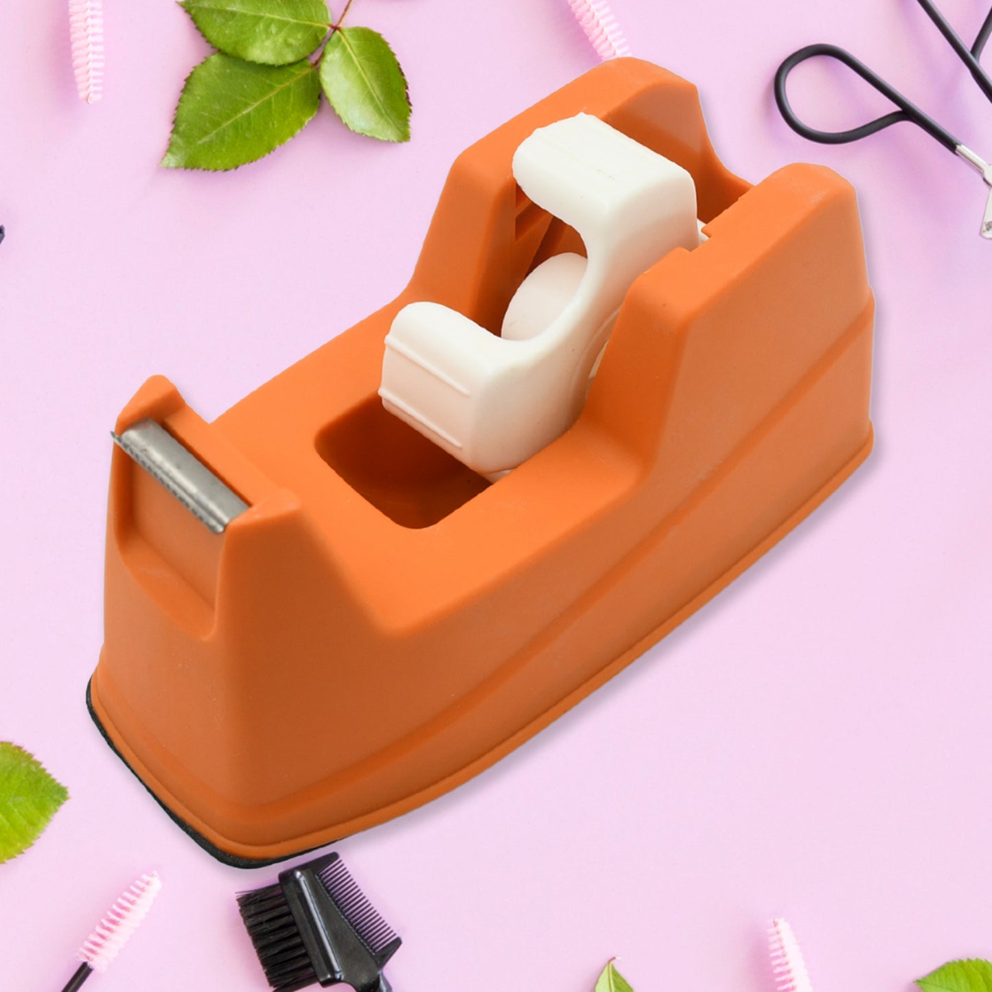 Plastic Tape Dispenser Cutter For Home Office Use Tape Dispenser For Stationary Tape Cutter Packaging Tape (1 Pc 605 Gm)