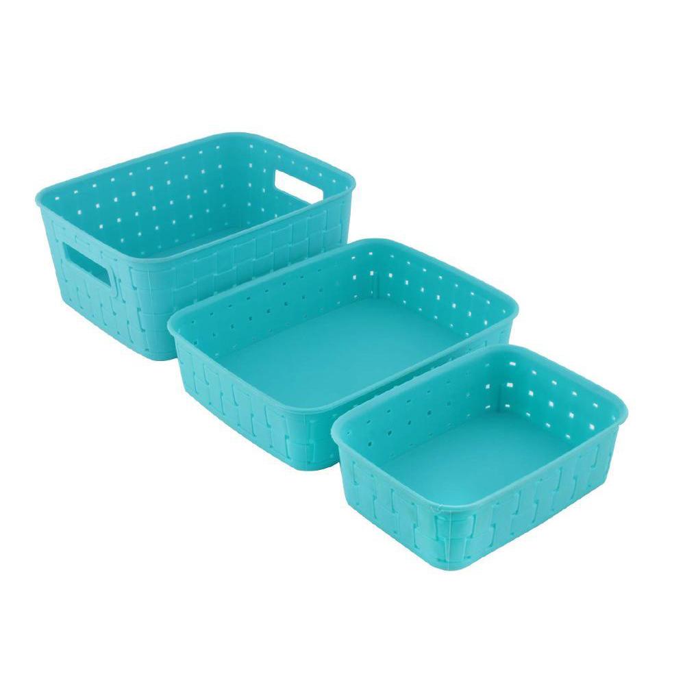 Multipurpose Smart Shelf Basket Storage Basket (Set 3 Pc)