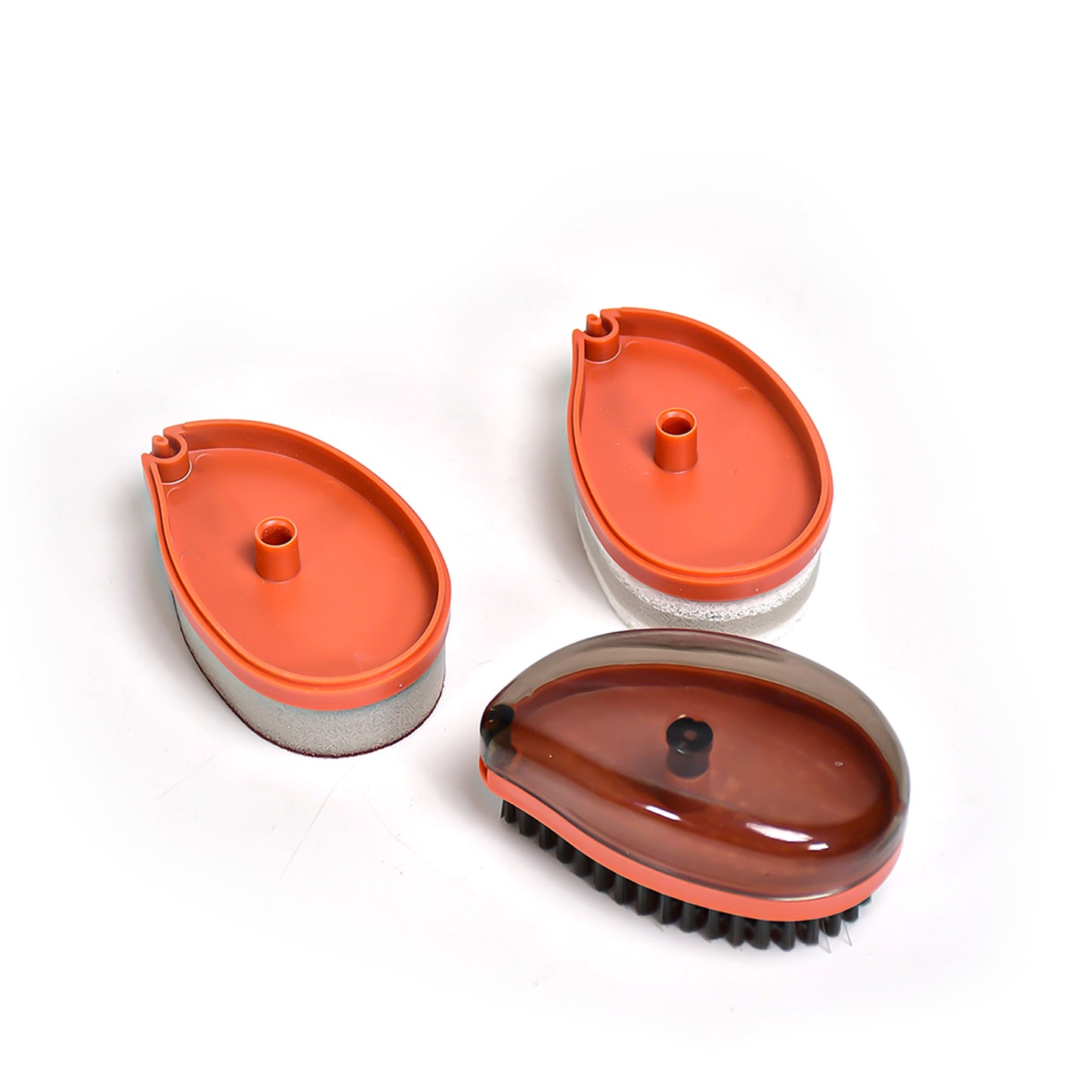 Plastic Wet And Dry Brush For Home (Multicolor 3 Units)