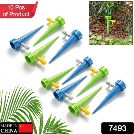 Plantwatering Spikes Self Watering Spikes Water Dripper For Plants Adjustable Plant Watering Devices With Slow Release Control Valve Switch