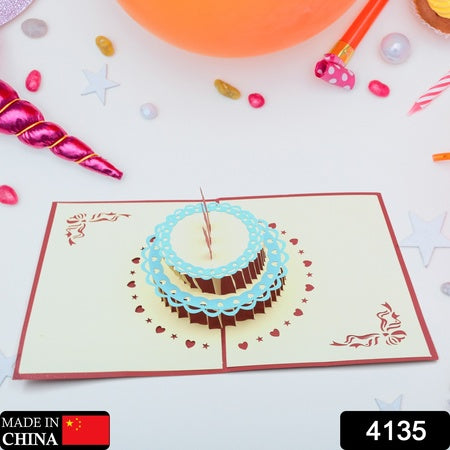 3D Paper Wish Card High Quality Paper Card All Design Card Good Wishing Card (All 3D Card Birthday Greeting Cards Wedding Day Gift Card Merry Christmas Card (1 Pc)