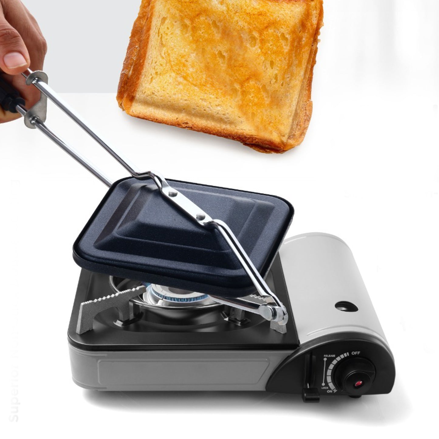 Apexregular Non-Stick Flame-Based Sandwich Toaster
