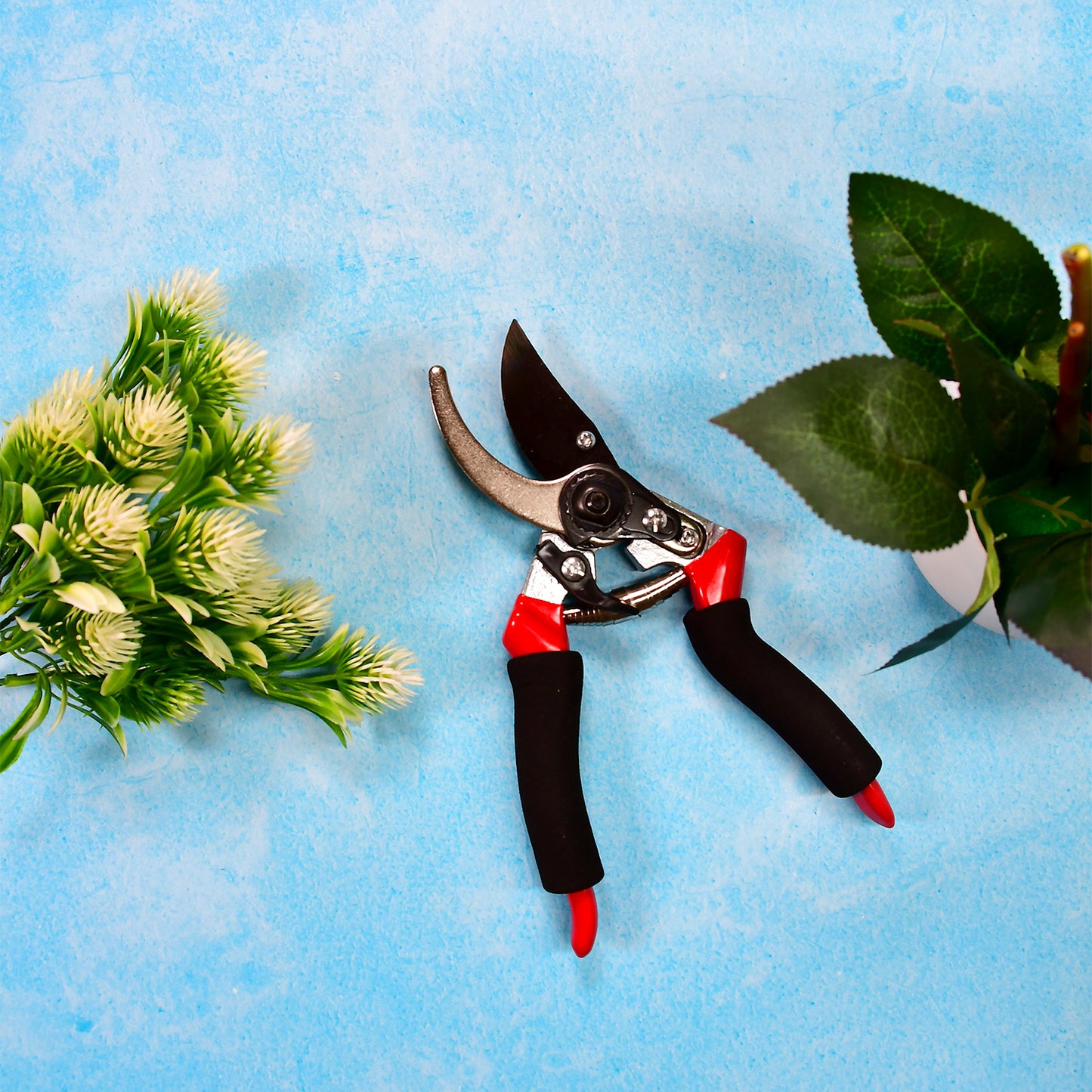 21Cm Red Garden Shears Sharp Cutter Pruners Scissor Pruner.