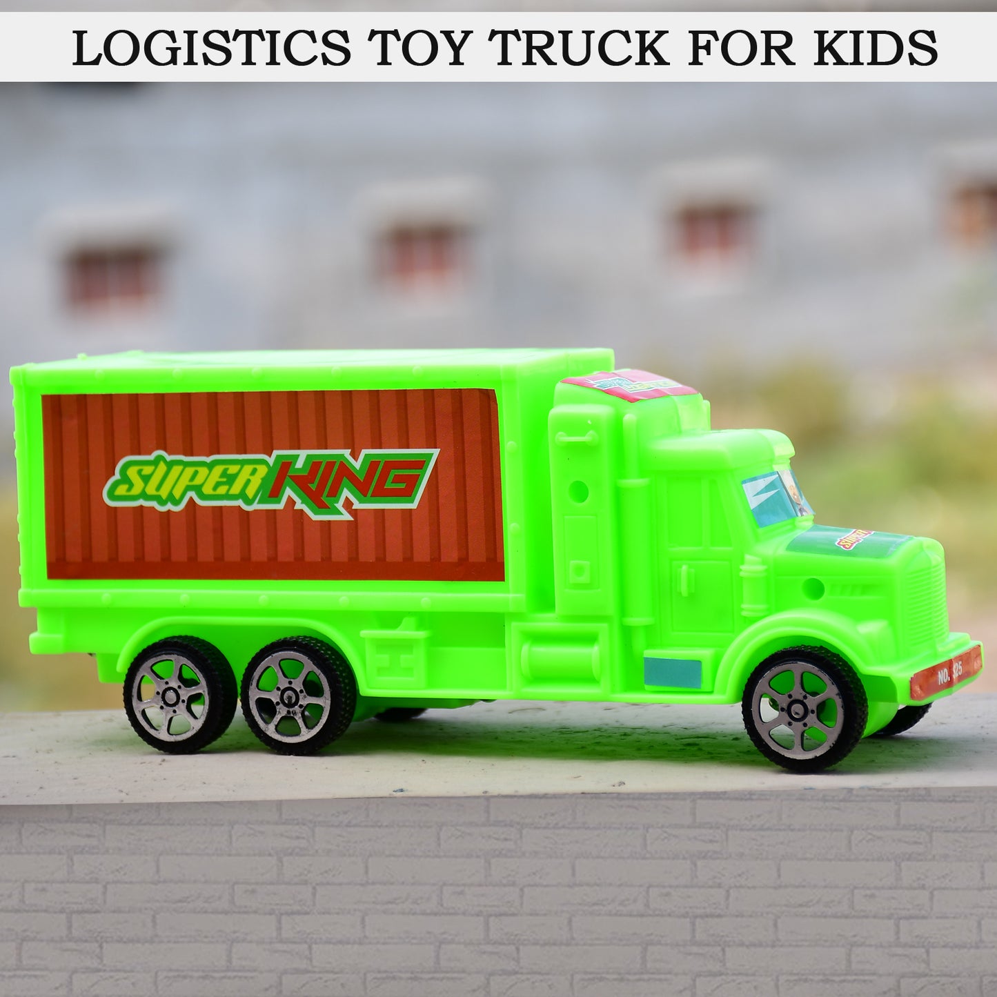 Plastic Container Cargo Truck Toy For Kids