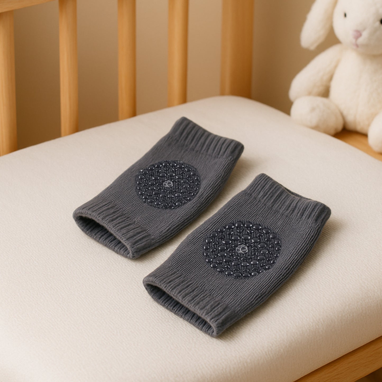 Darkgrey Toddler Wool Knit Leg Warmer (Knee Guard)