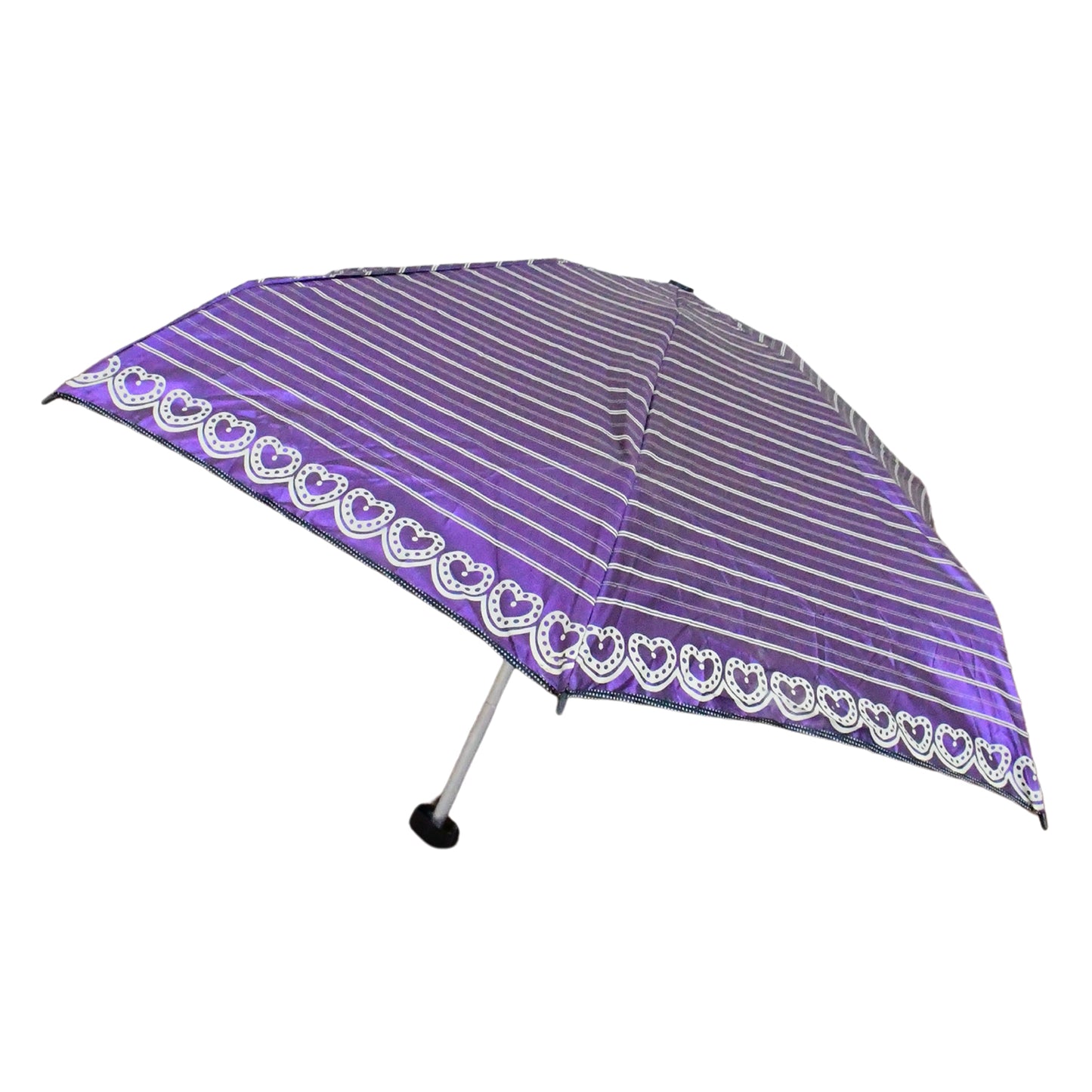 3-Fold 5 Floor Sun Protective Solid Foldable Umbrella (1 Pc)