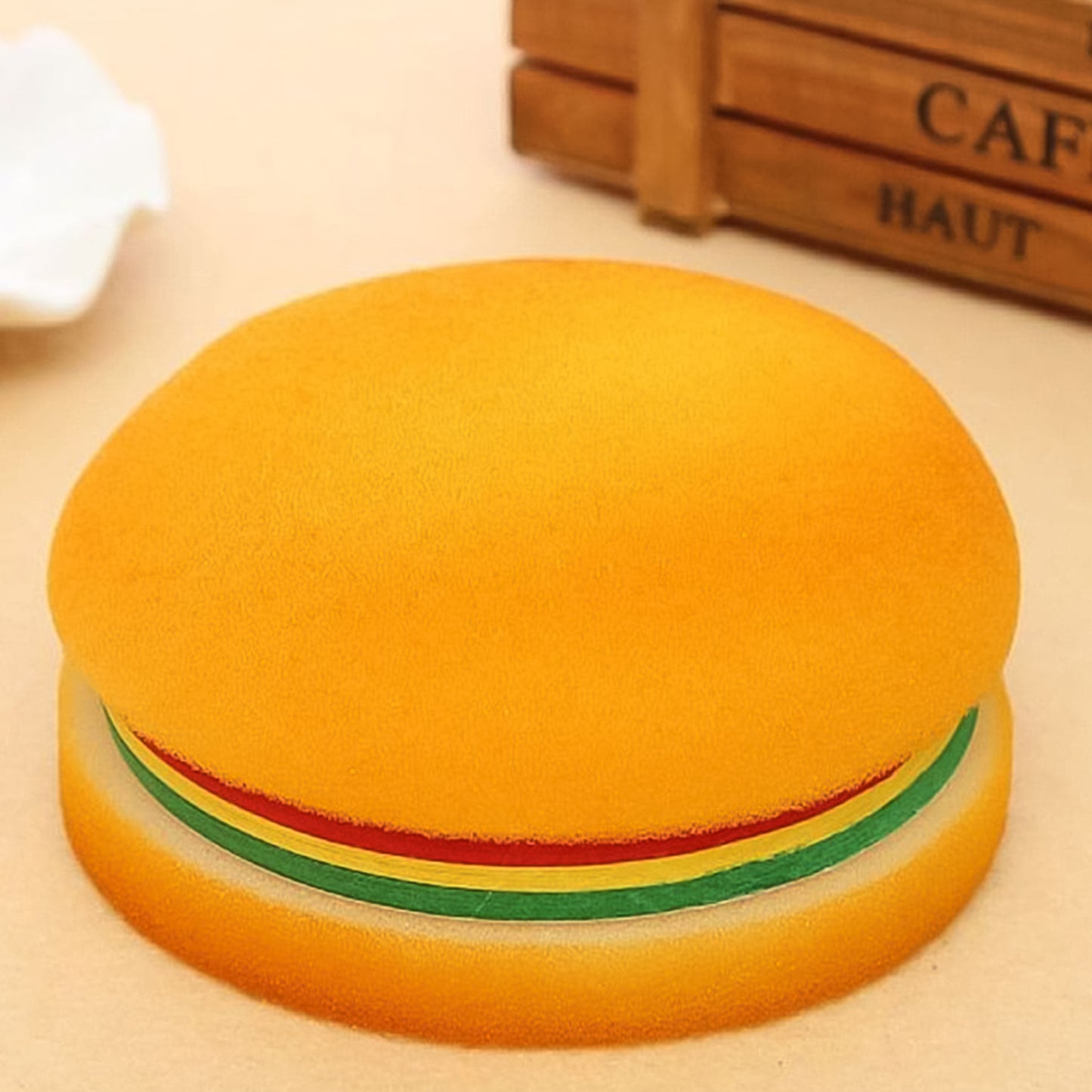 Burger Shaped Notepad Sticky Notes Memo Pads Unique Mini Notes (Multicolor)