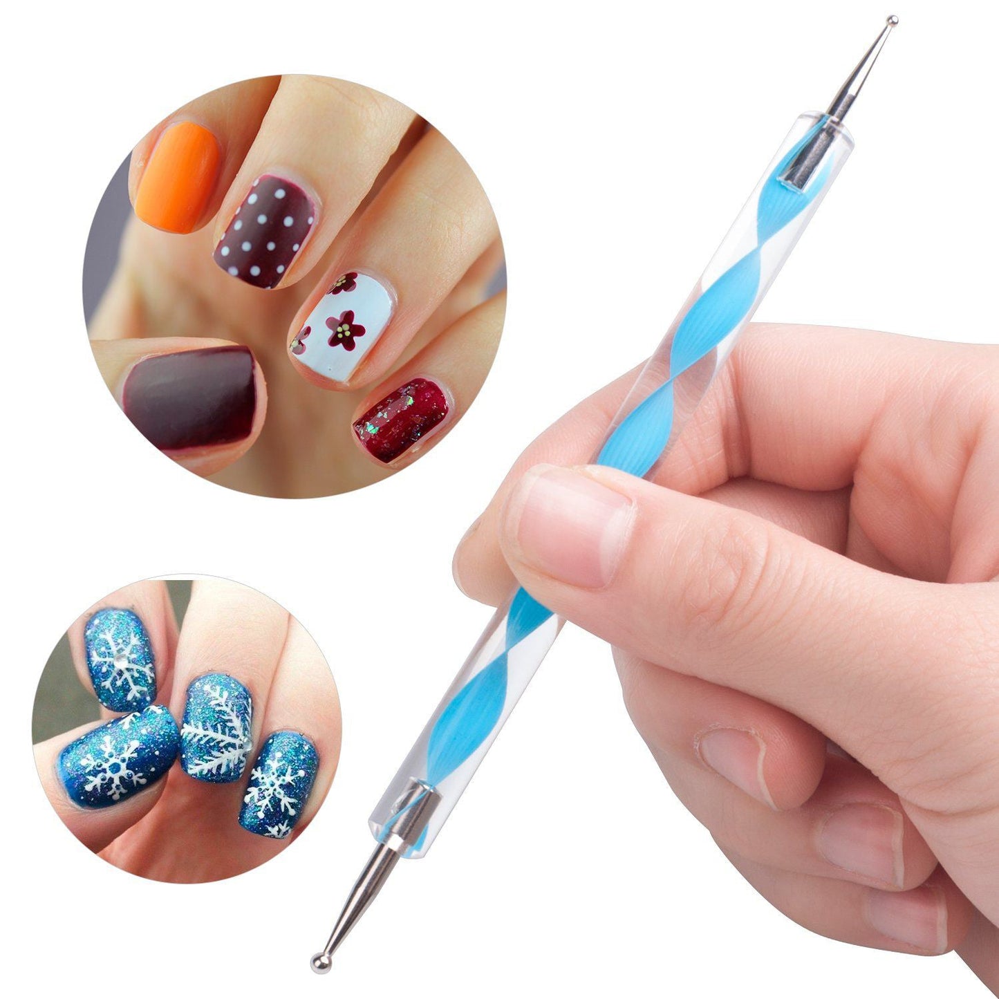 Nail Art Point Pen And Set Used By Womens And Ladies For Their Fashion Purposes.