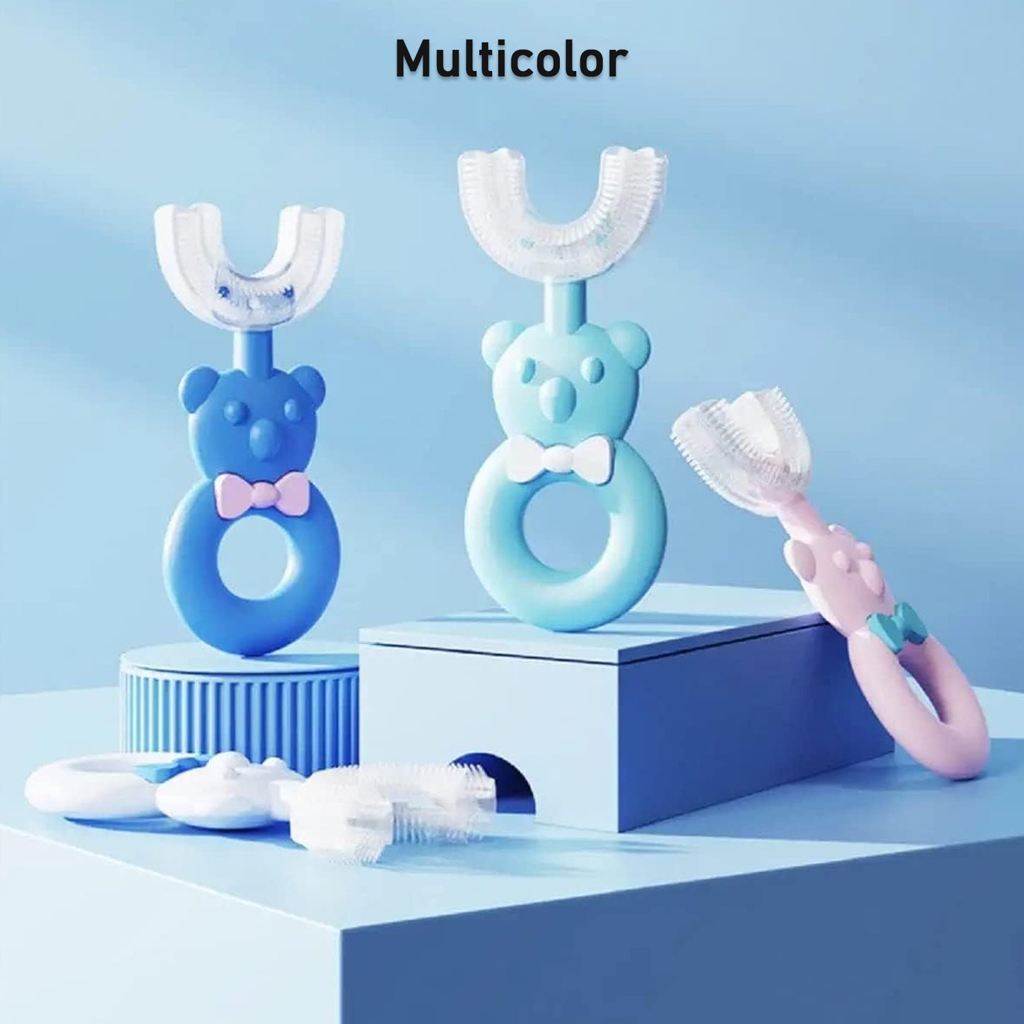 Babybear U-Shaped Toothbrush Silicone Brush Head (1 Pc)