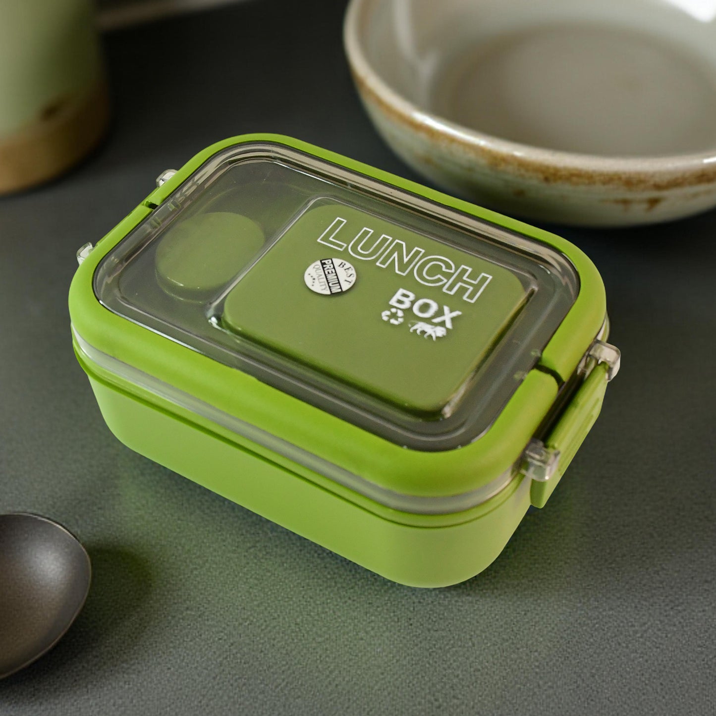 Magiclunch Box With Leakproof Compartments (1 Pc)