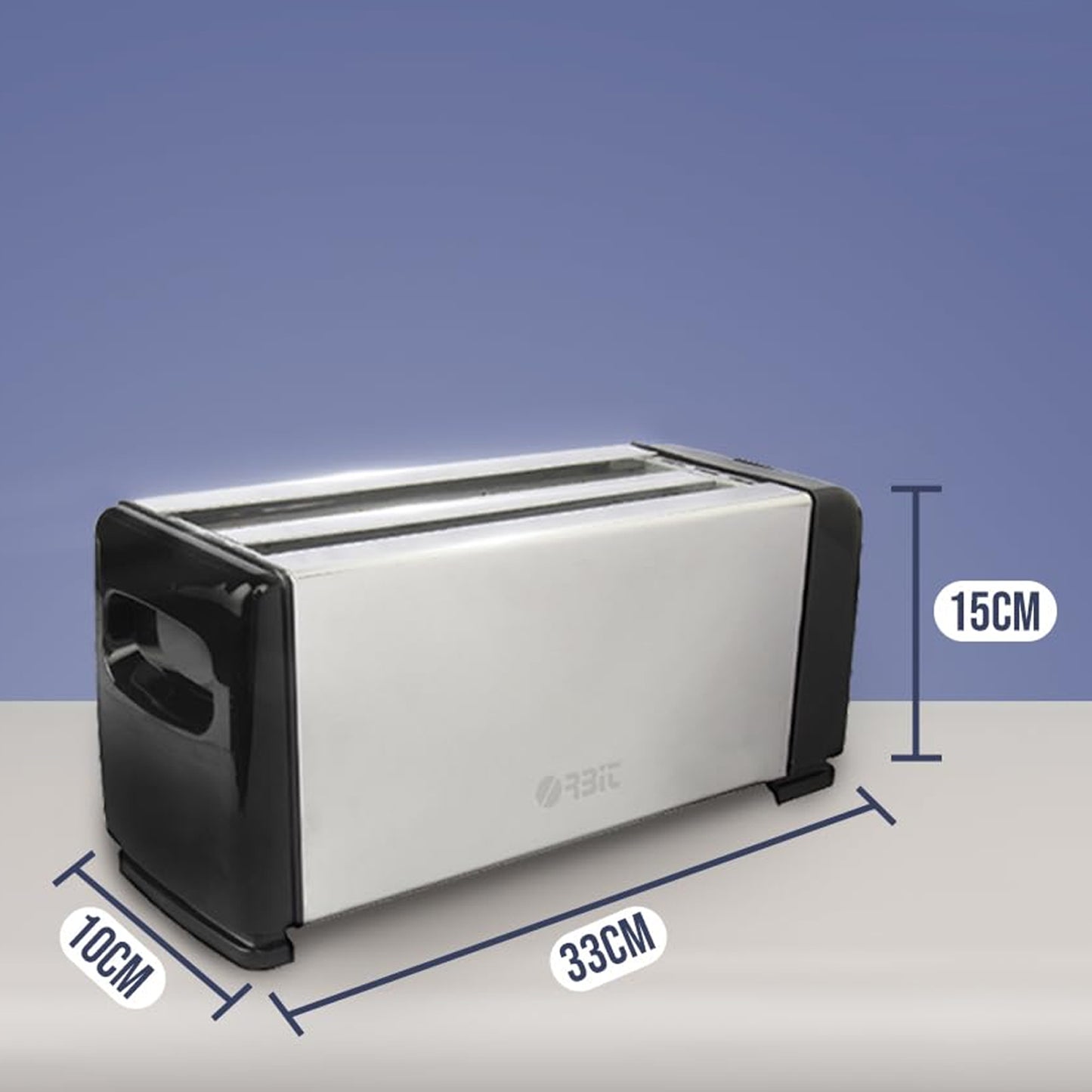 Orbitadjustable Pop-Up Toaster - 1200W