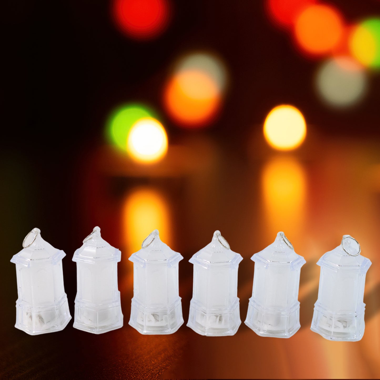 Set Of 24 Led Decorative Lantern Lights Candle