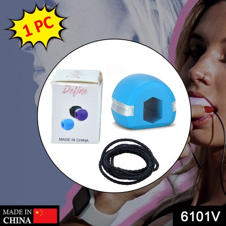 V Cn Blue Jaw Exerciser Used To Gain Sharp And Chiselled Jawline Easily And Fast.