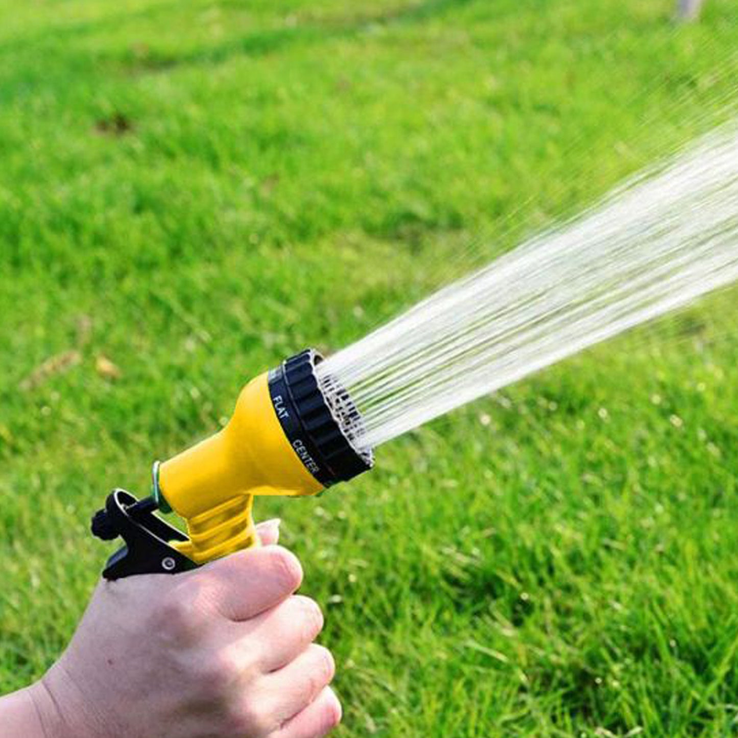 Hose Nozzle Garden Hose Nozzle Hose Spray Nozzle With 8 Adjustable Patterns Front Trigger Hose Sprayer Heavy Duty Metal Water Hose Nozzle For Cleaning Watering Washing Bathing