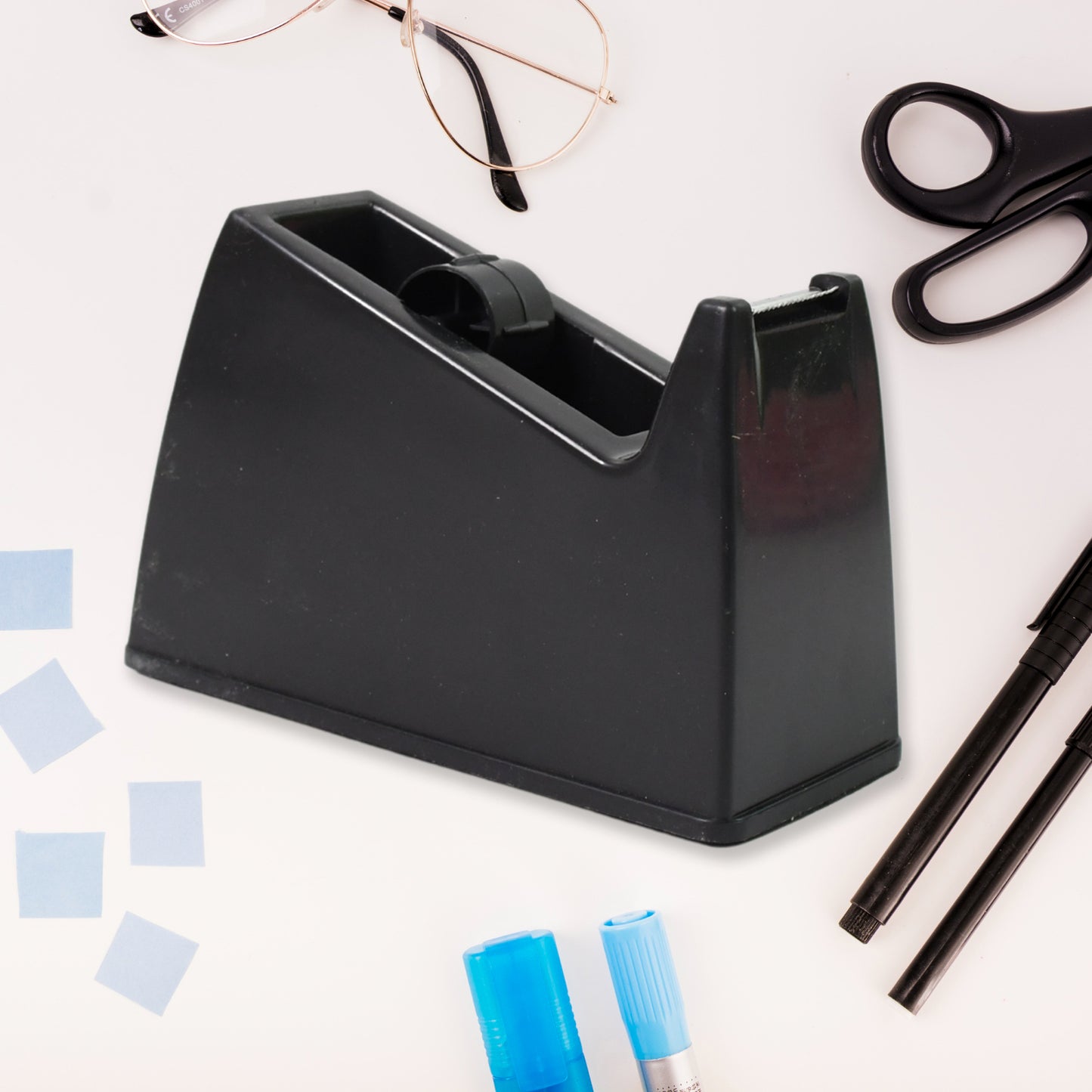Plastic Tape Dispenser Cutter For Home Office Use (1 Pc Big)