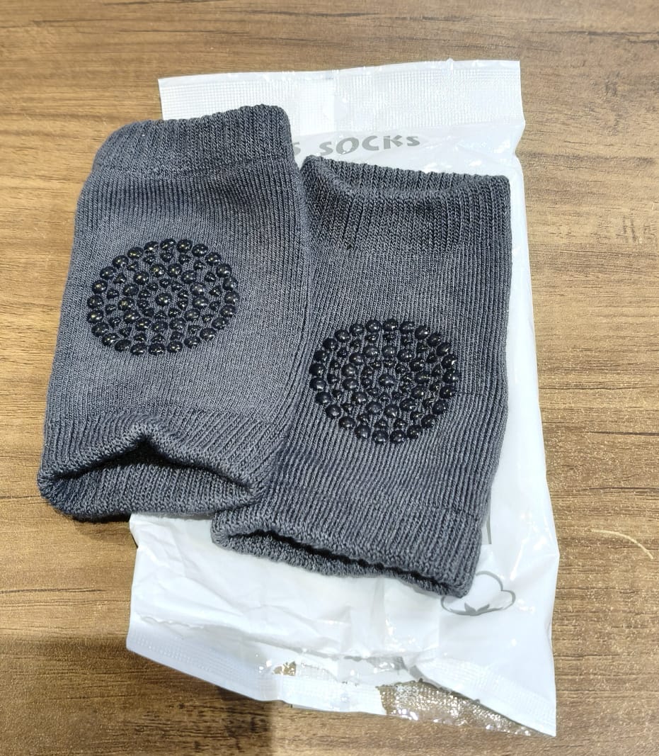 Darkgrey Toddler Wool Knit Leg Warmer (Knee Guard)