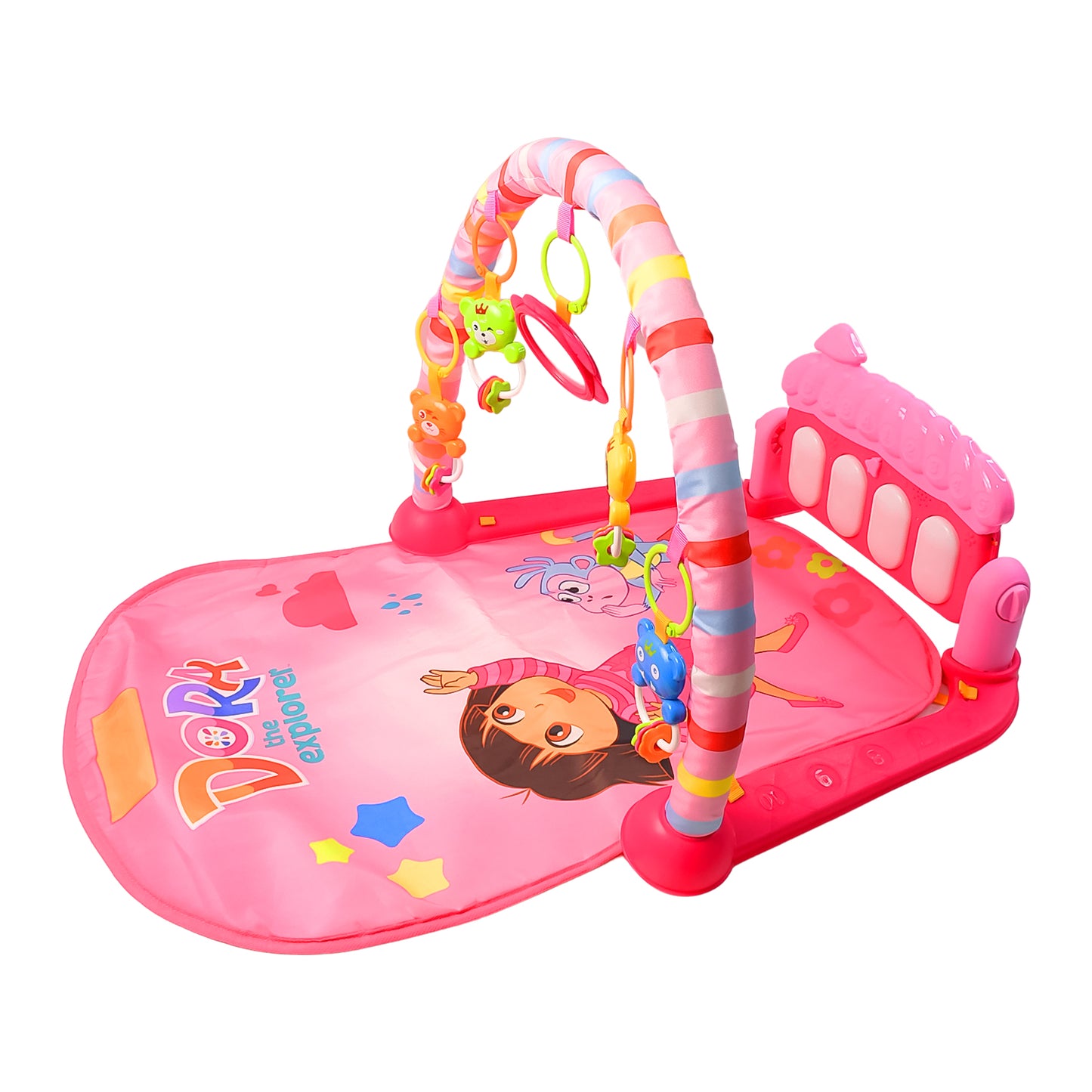 2In1 Baby Kick And Play Piano Gym Mat Fitness Rack (1 Set)