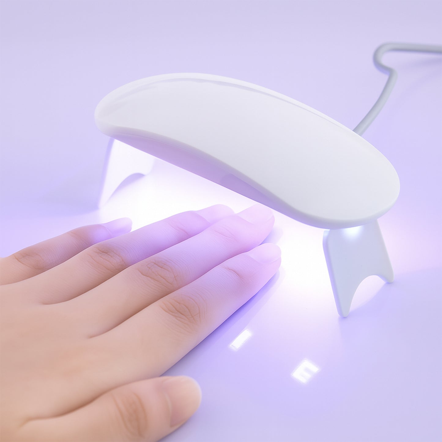 Miniportable Uv Led Nail Lamp For Gel Nail Polish Curing (1 Pc)