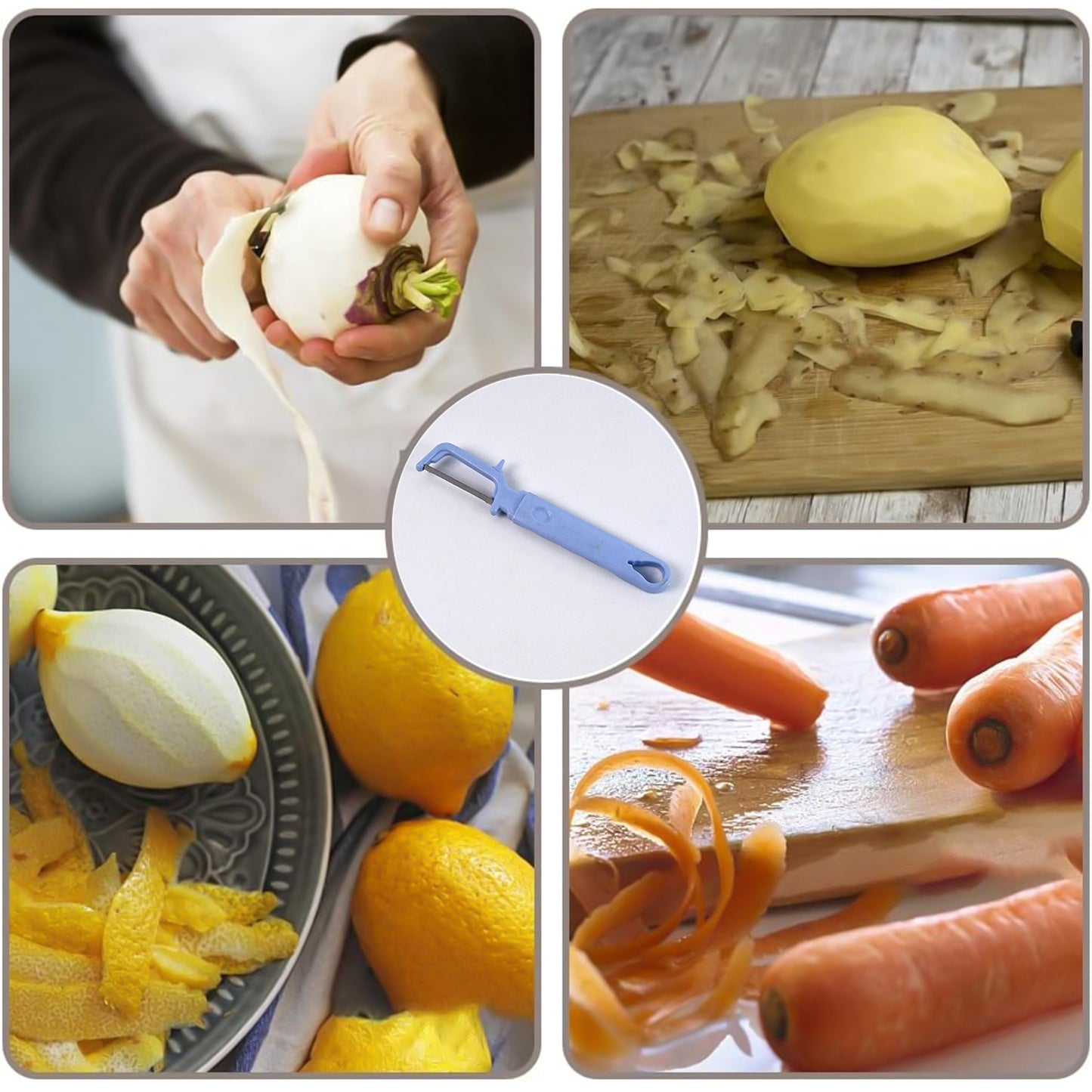 3 In1 Kitchen Set Grater Base Slicing Attachment And Peeler (3 Pcs Set)
