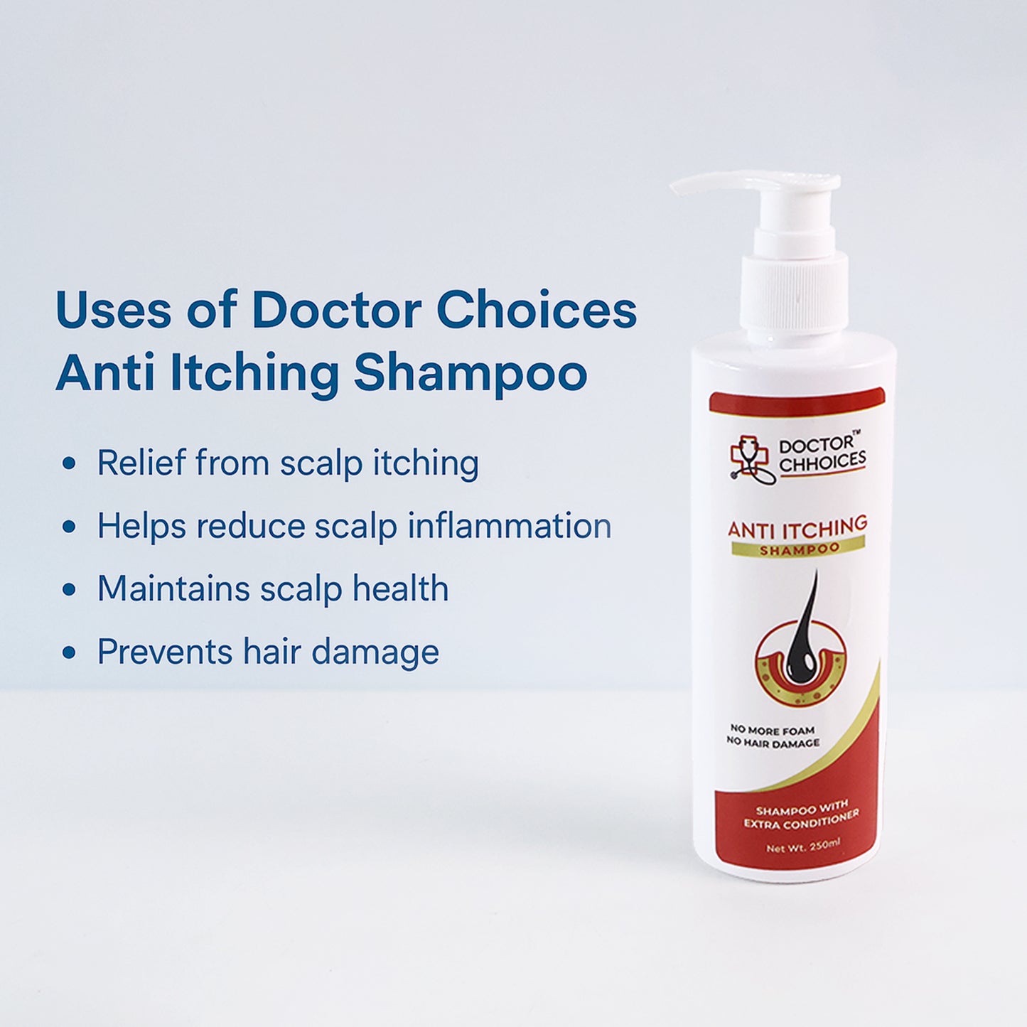 Doctor Chhoices Anti-Itching Shampoo 250Ml (1 Pc)