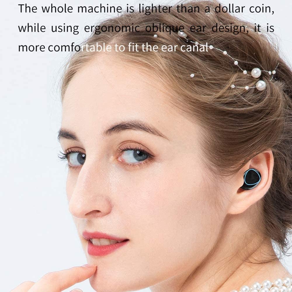 Newest Wireless In Ear Earbuds Bluetooth 5.0 Headphones Mini Stereo Earbuds Sport Headset Bass Sound Built-In Micphone