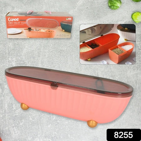 Spice Bottle Spice Jar Durable Spice Seasoning Box Jar Food Grade Spoon Seasoning Case For Kitchen Dry Fruit Tray (1 Pc)