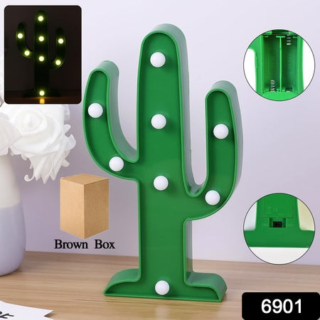 Led Cactus Light Led Desk Lamp Led Table Lamp (1 Pc Battery Not Included)
