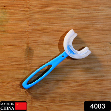 U-Shaped Toothbrush For Kids Manual Whitening Toothbrush Silicone Brush Head For Kids Children Infant Toothbrush For 2-6 Years