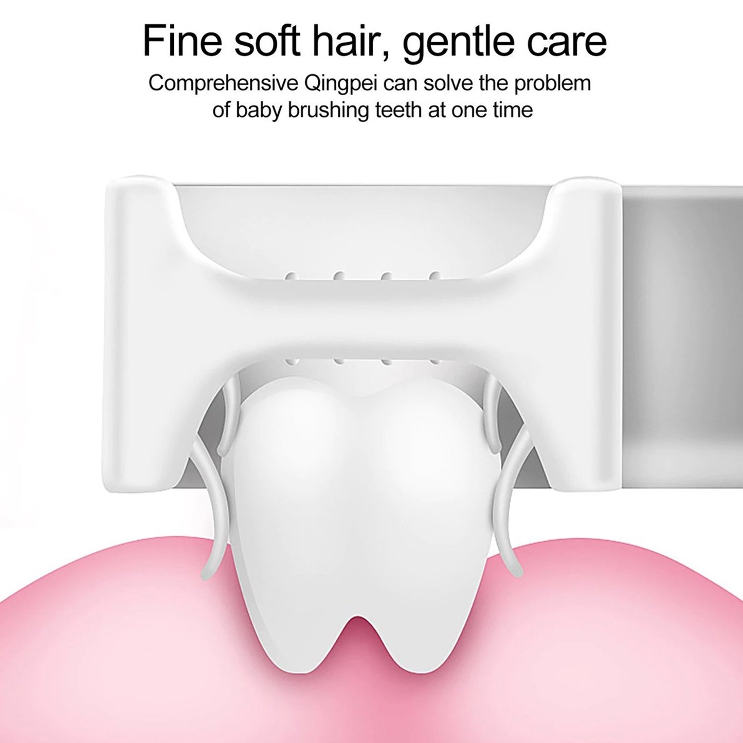 Staru-Shape Silicone Manual Toothbrush (1 Pc)