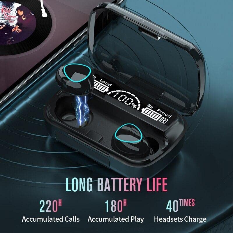Newest Wireless In Ear Earbuds Bluetooth 5.0 Headphones Mini Stereo Earbuds Sport Headset Bass Sound Built-In Micphone