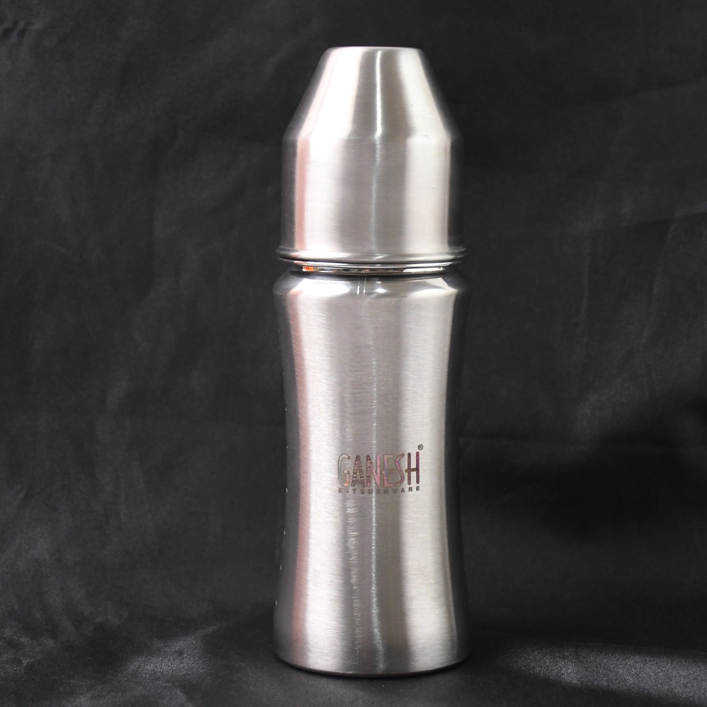 Ganesh Stainless Steel Baby Feeding Bottle Milk Bottle For New Born Infants Toddler Up To 3 Years Bfa Free (250 Ml Approx)