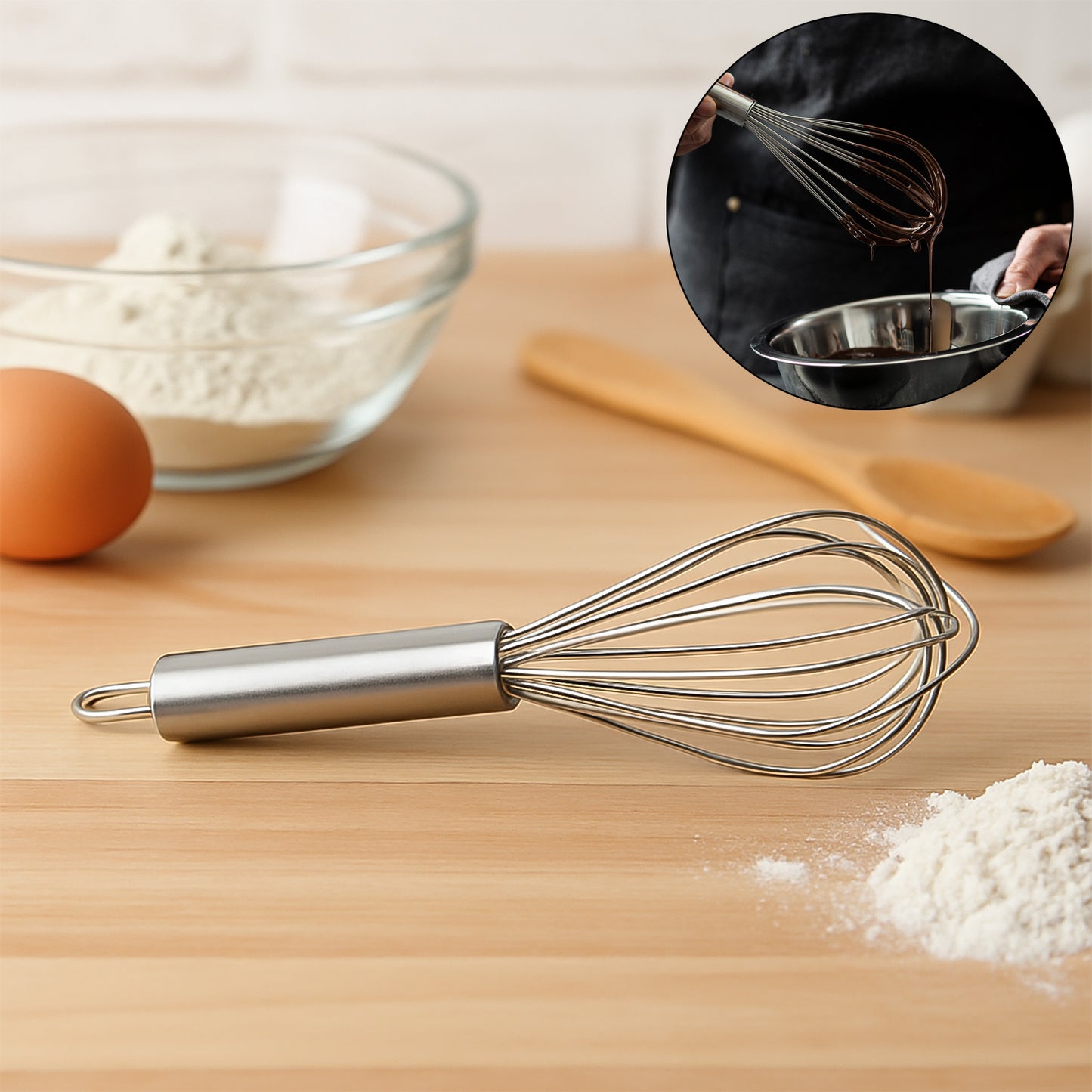 Smallstainless Steel Balloon Whisk (20Cm 1 Pc)