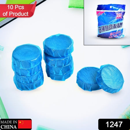 Blue Bubble Toilet Bowring Toilets Toilet Cleaners Powerful Decontamination Durable Bathroom (10Pc)