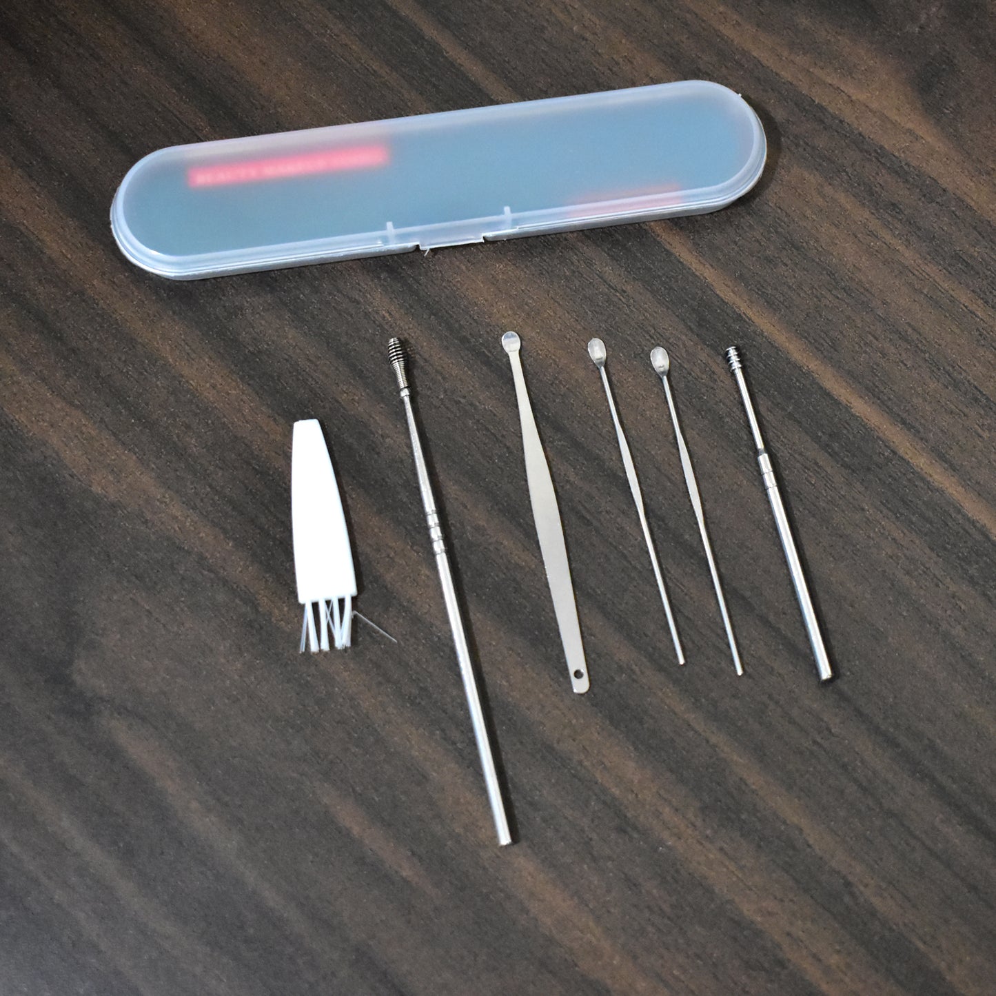 6Pcs Earwax Removal Kit Ear Cleansing Tool Set Ear Curette Ear Wax Remover Tool