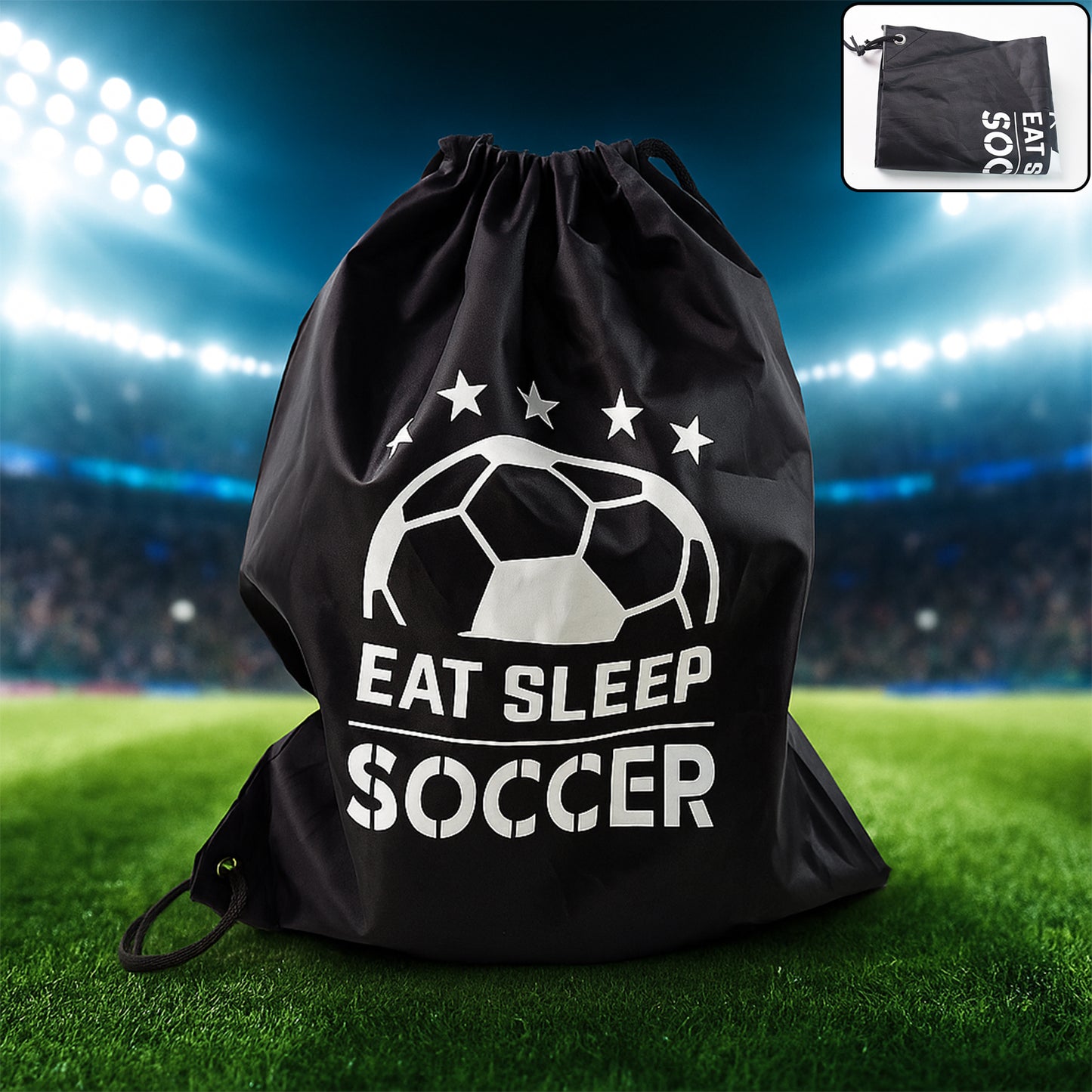Sport Bag Drawstring Backpack Sports Water Resistant String Bag Sport Gym Sack Pack For Women Men Large