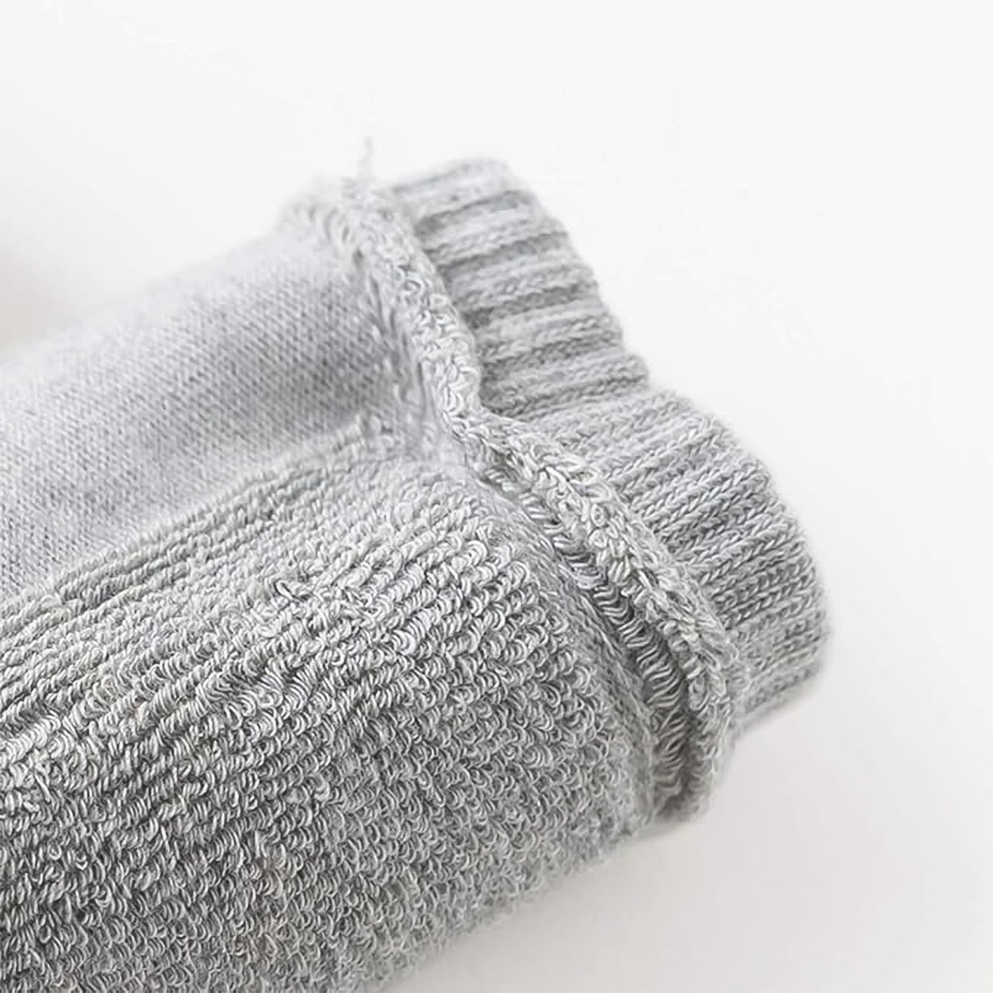 Lightgrey Toddler Wool Knit Leg Warmer (Knee Guard)