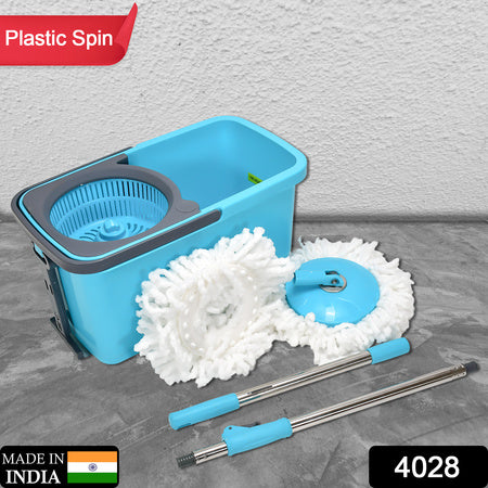Quick Spin Mop Plastic Spin Bucket Floor Cleaning Easy Wheels Big Bucket Floor Cleaning Mop With Bucket