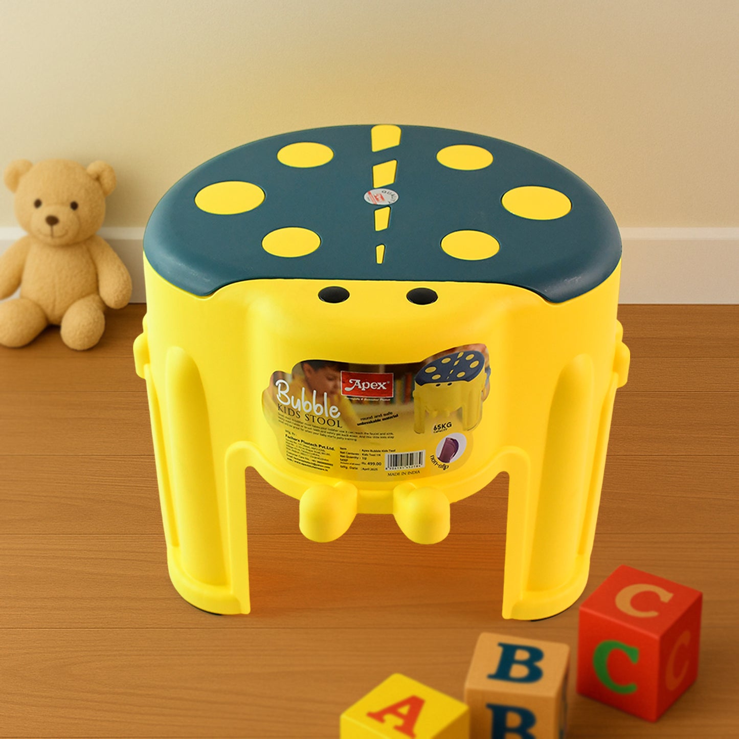 Apexbubble Kids Stool Durable Plastic Step Stool For Kids (1 Pc)