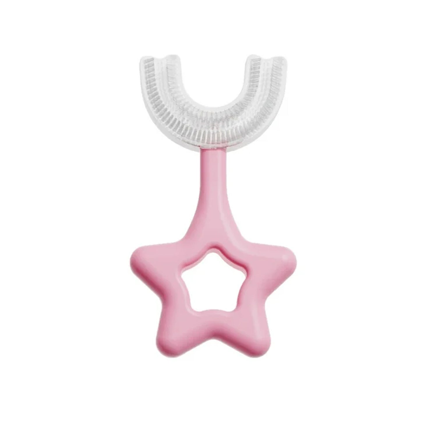Staru-Shape Silicone Manual Toothbrush (1 Pc)