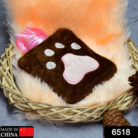 Paw Print Small Hot Water Bag With Cover For Pain Relief Neck Shoulder Pain And Hand Feet Warmer Menstrual Cramps.