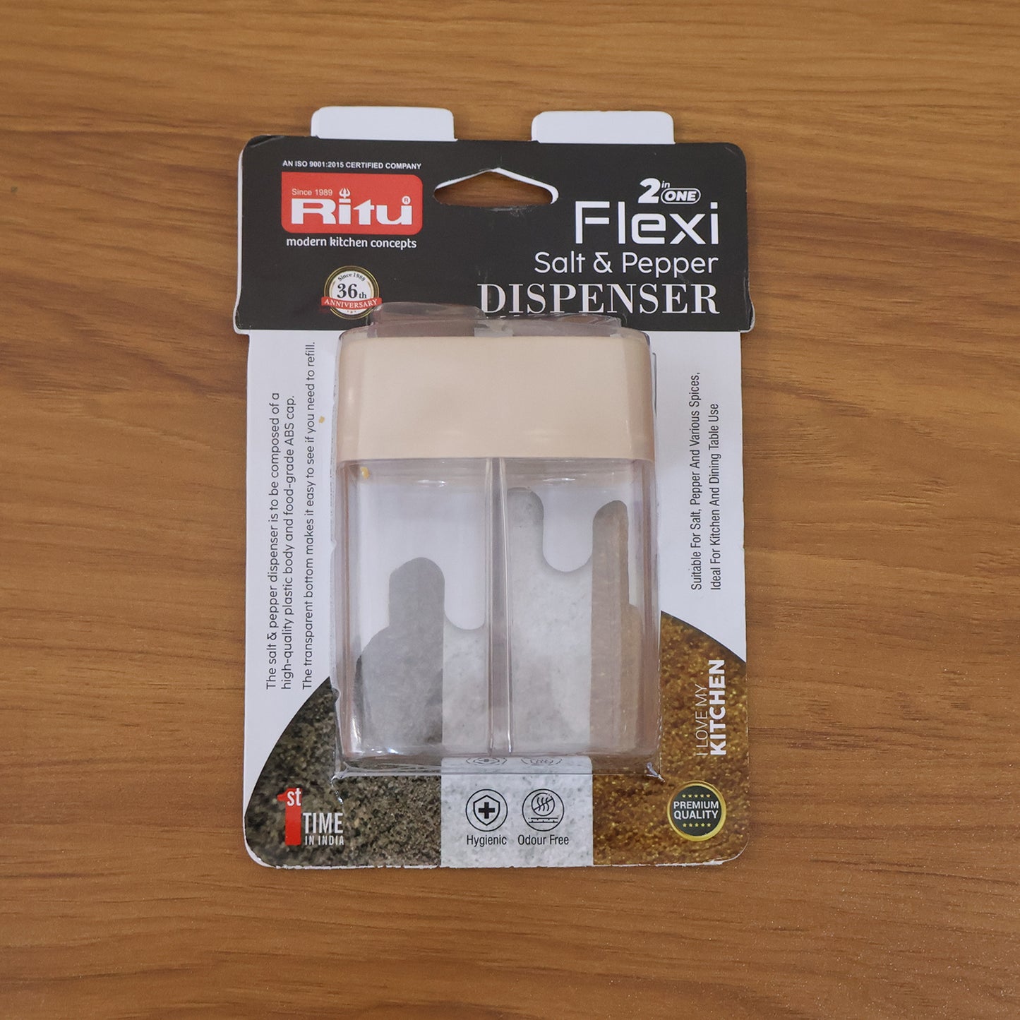 Ritupremium 2-In-1 Salt And Pepper Dispenser