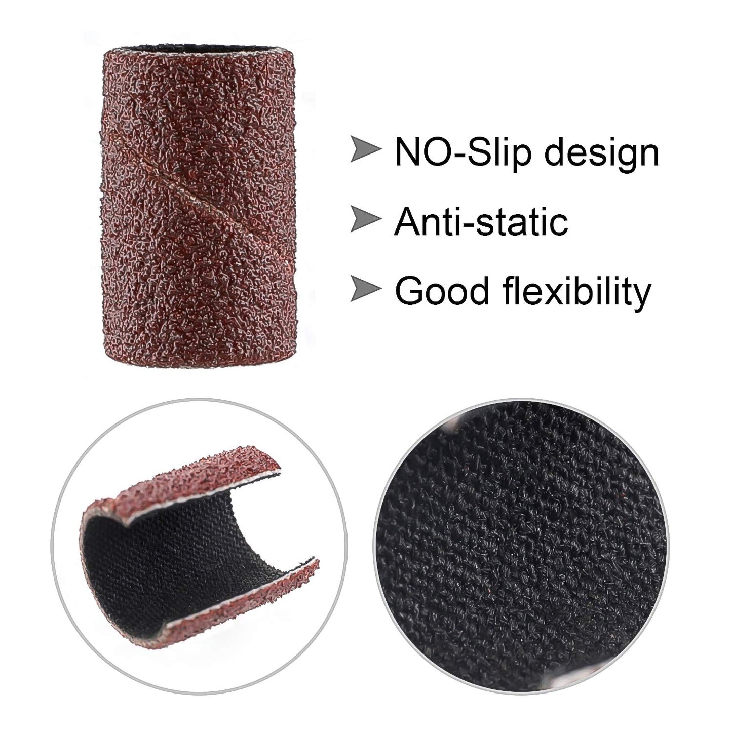 Naildrill Sanding Band Machine Replacement Bits Pedicure Tool (10 Pcs Set)