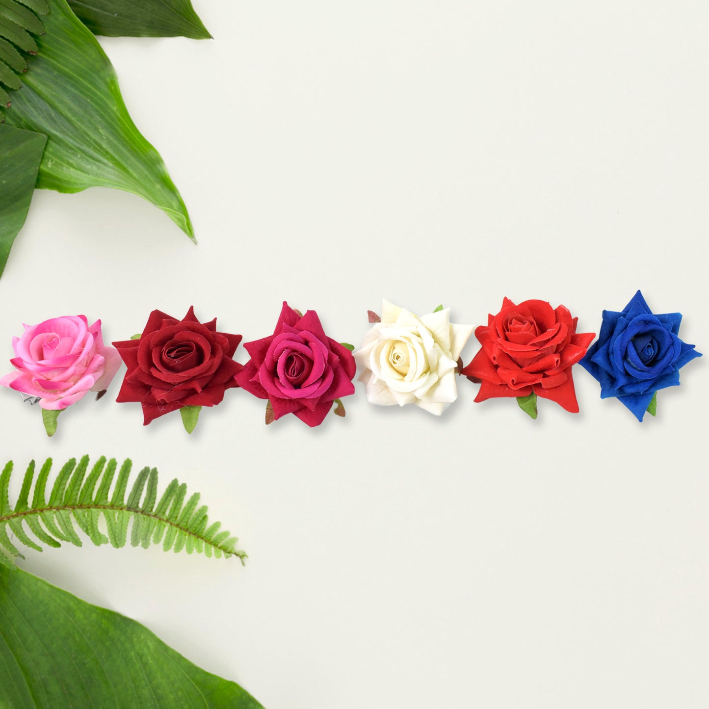 Colourful Flowing Flower Hair Pin (12 Pcs Set Mix Color)